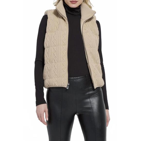 LYSSE Jackets & Blazers - NEW LYSSE petra reversible puffer vest in blond wood